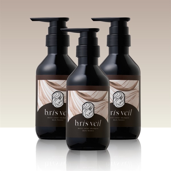 b.ris veil moist color shampoo dark brown 定期コース【徹底カラーキープコース】