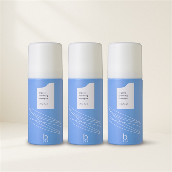  b.ris organic sparkling shampoo mini bottle 3本セット