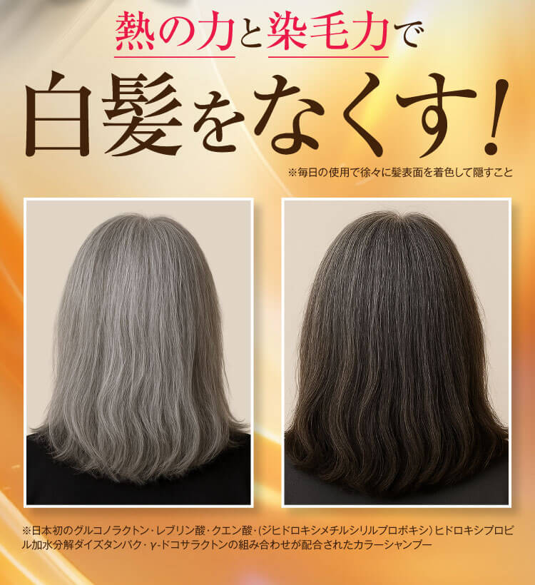 白髪をなくす！