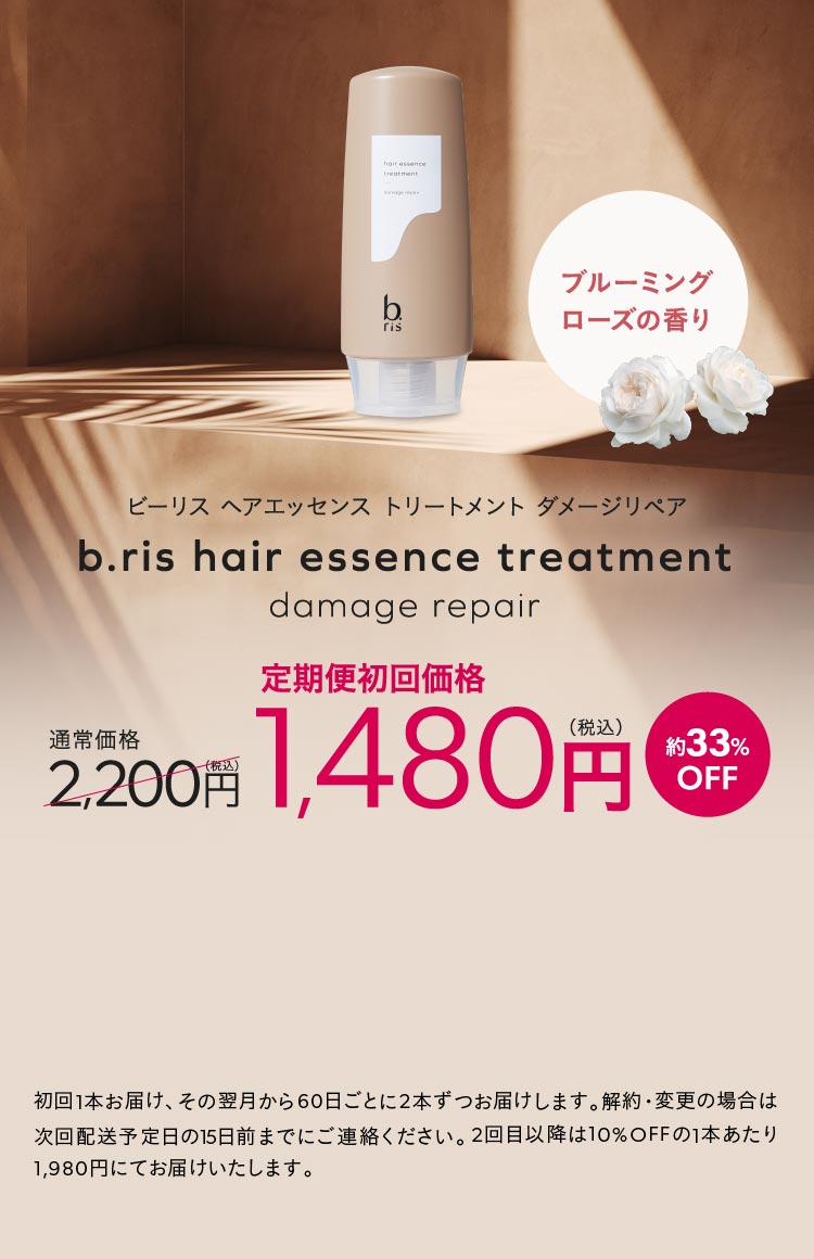 ビーリス ヘアエッセンス トリートメント ダメージリペア b.ris X 40本