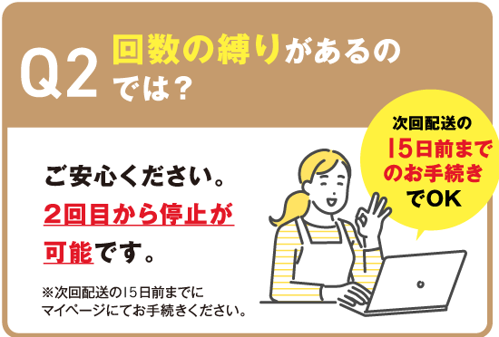 Q2 回数の縛りがあるのでは？