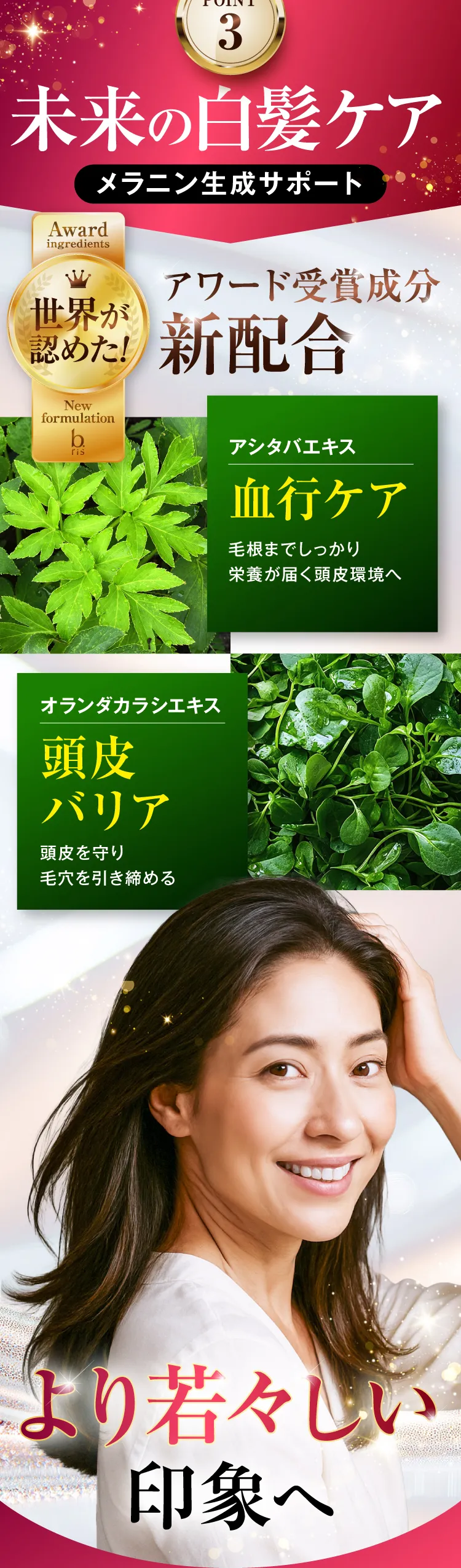 未来の白髪ケア