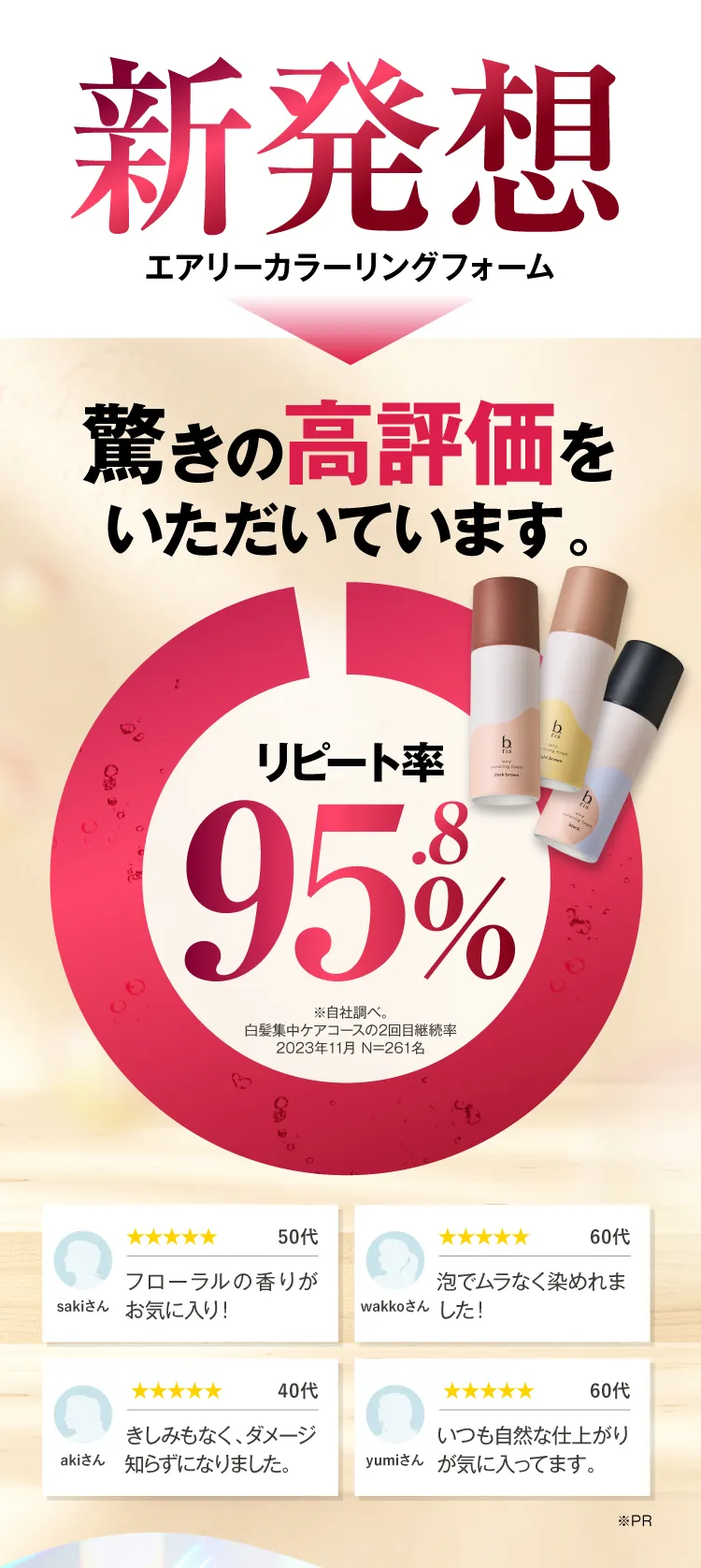 驚きの高評価をいただいています
